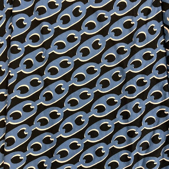 Boden Blue and Black Long Sleeve Dress - Picture 7 of 11